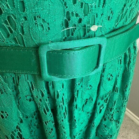 Jessica Howard Green Lace Dress size 16 - Picture 10 of 14
